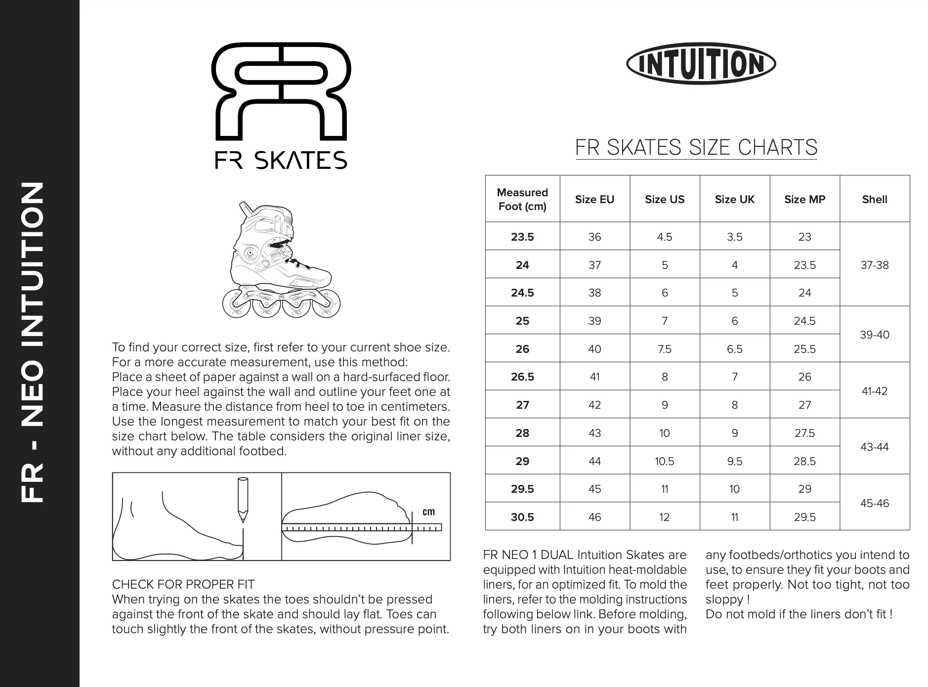 FR NEO 1 Dual 80 Intuition inline skates - Image 3