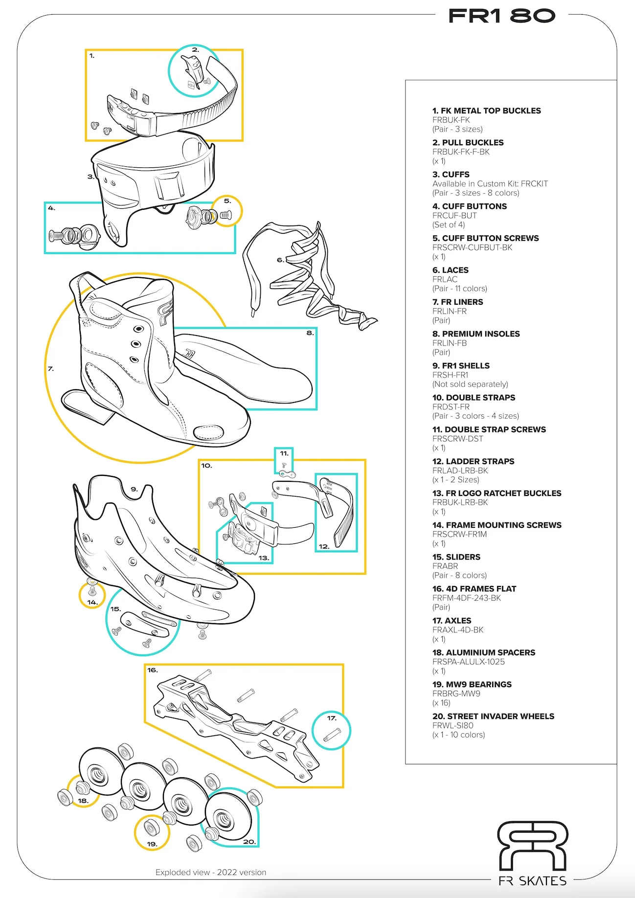 FR1 80 inline skates - Image 6