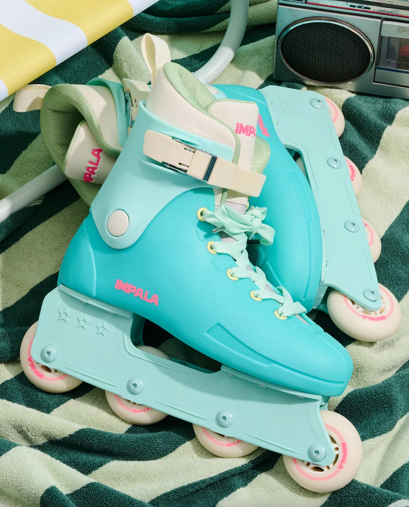 Impala Sea Foam Blue inline skates - Image 3