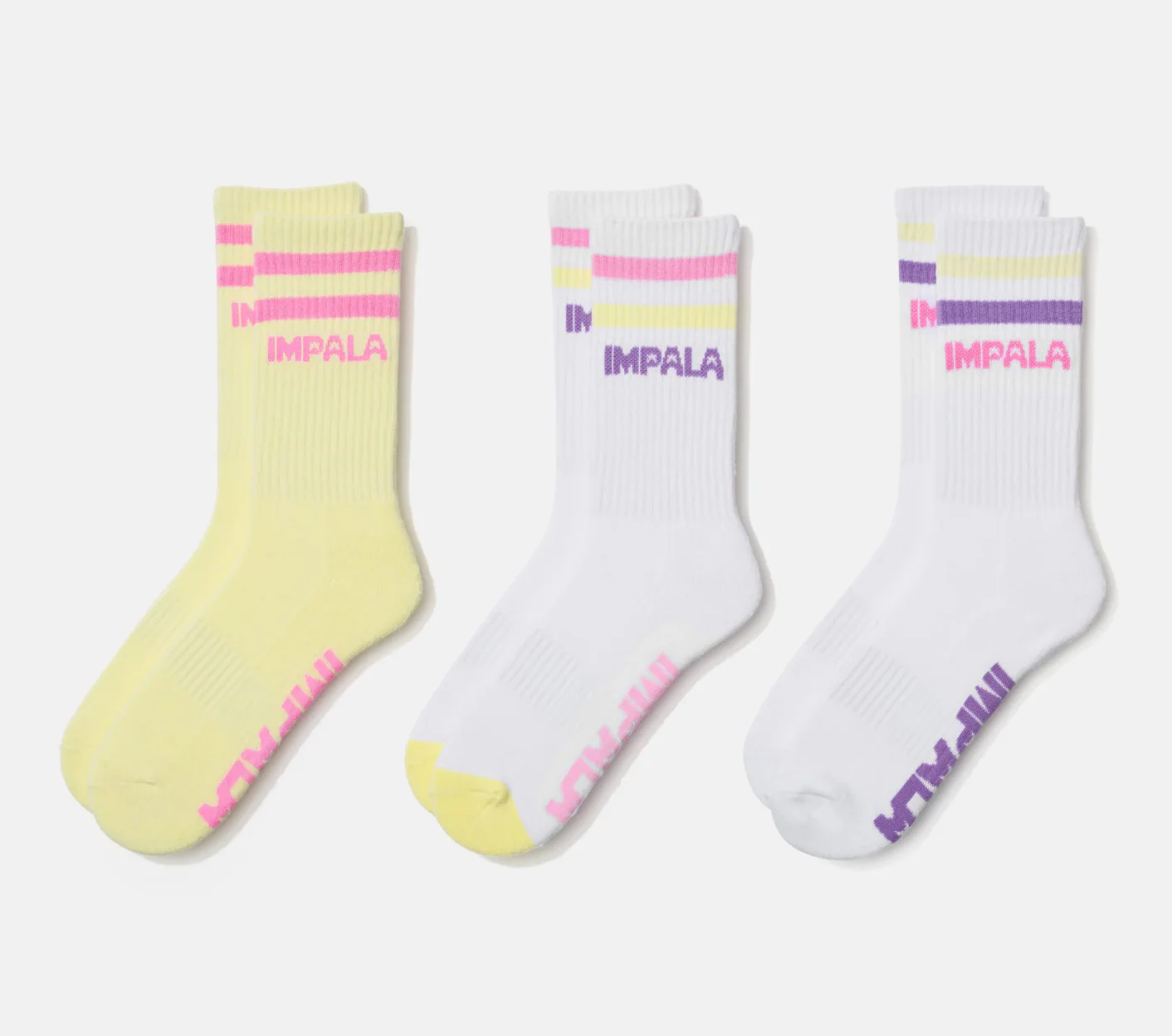 Impala Skate Socks three packs