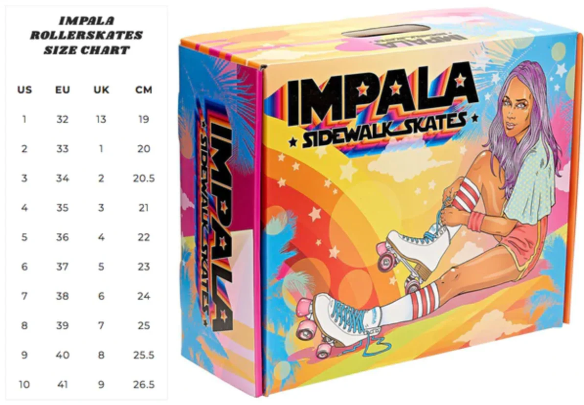Impala White roller skates - Image 8