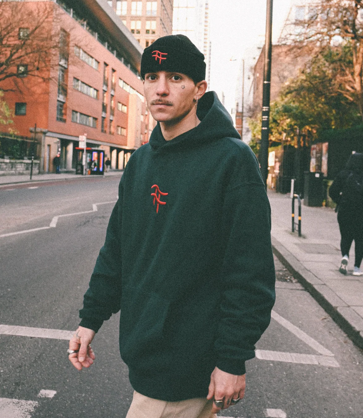 Inferno Relaxed Hooded Sweatshirt - Image 4