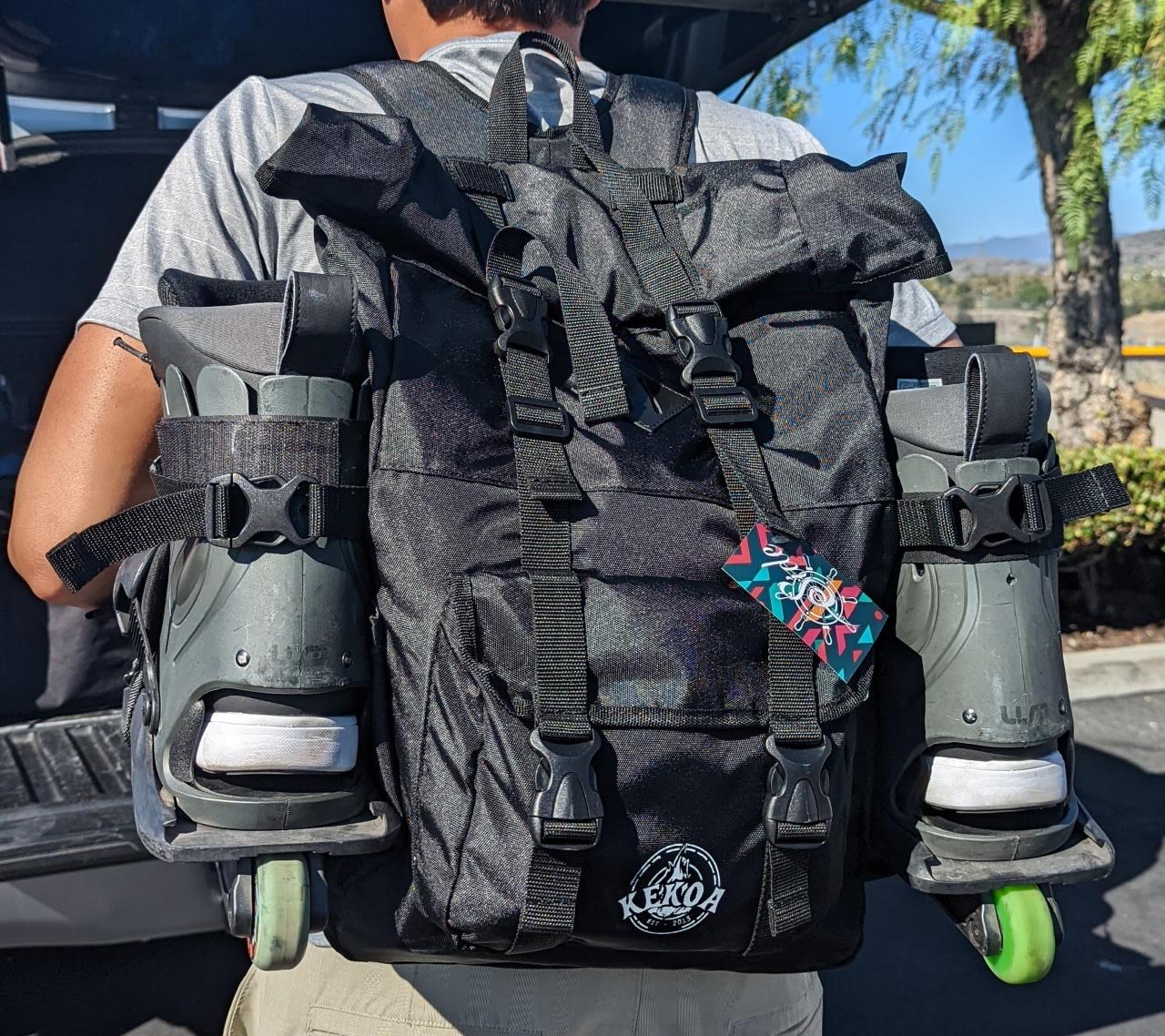 Kekoa Roll Top skate backpack - Image 3
