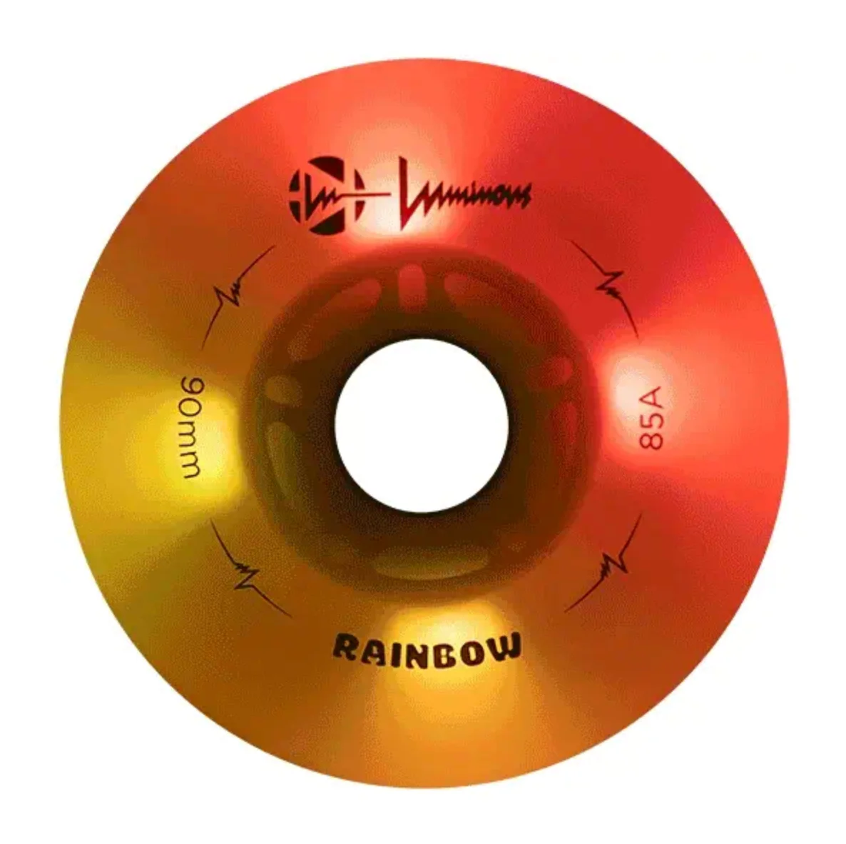 Luminous 90mm INLINE SKATE light up wheels - Image 2