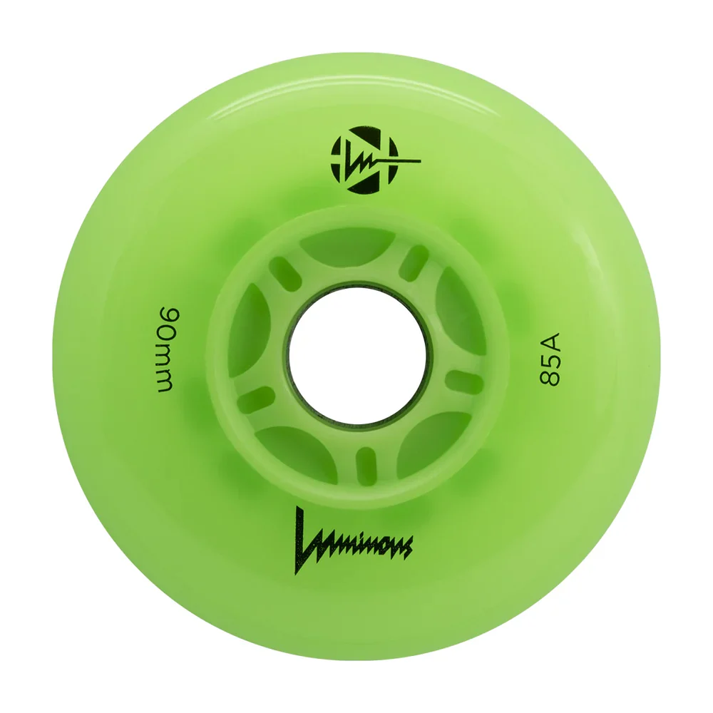 Luminous 90mm INLINE SKATE light up wheels - Image 5