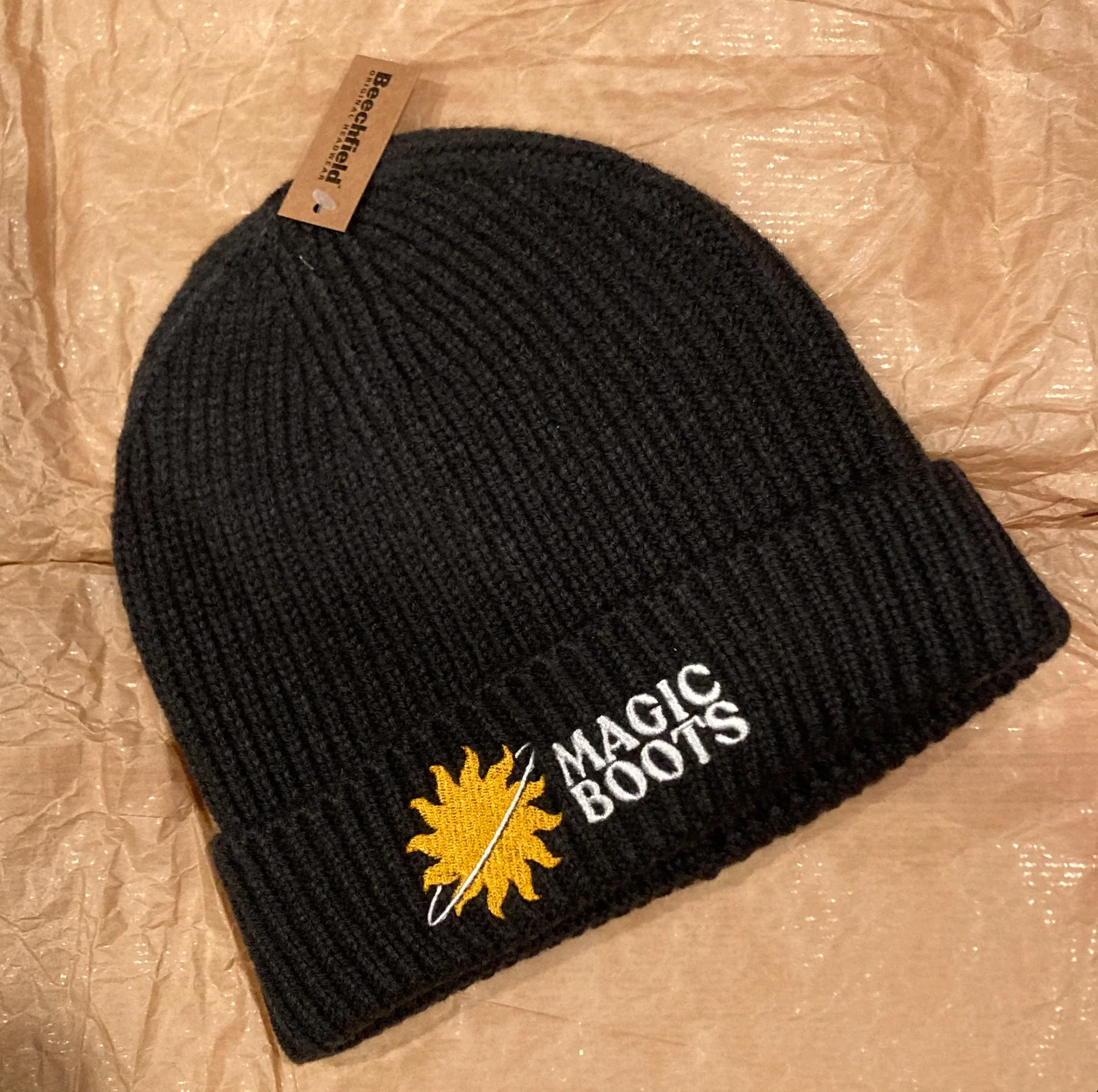 Magic Boots knit beanie