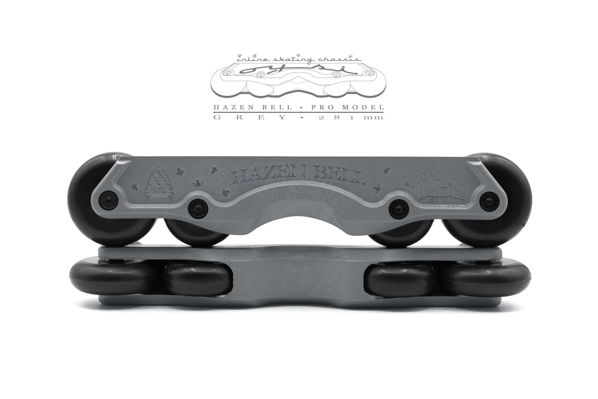 Oysius Hazen Bell inline skate frames - Image 5