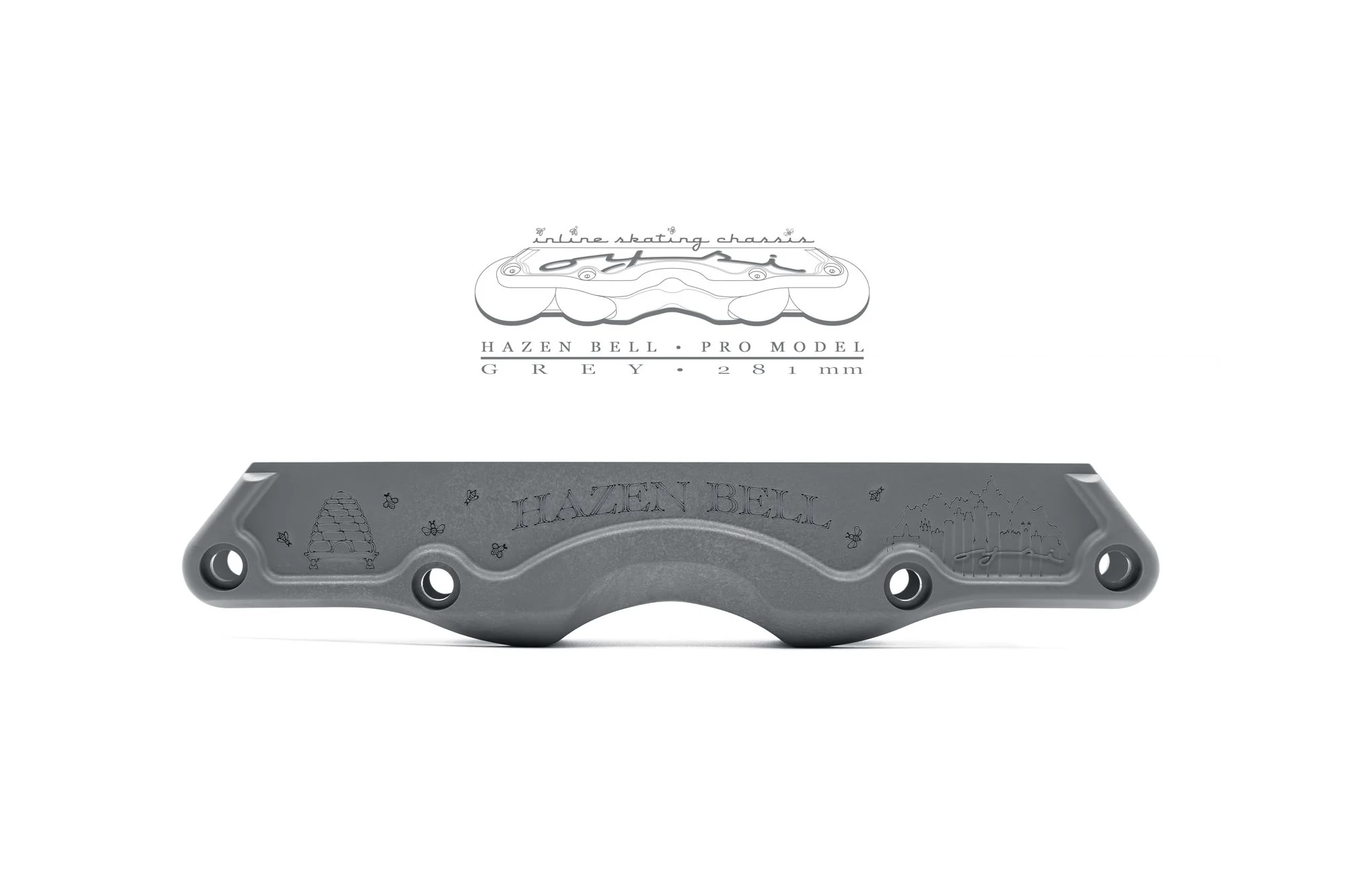 Oysius Hazen Bell inline skate frames - Image 6