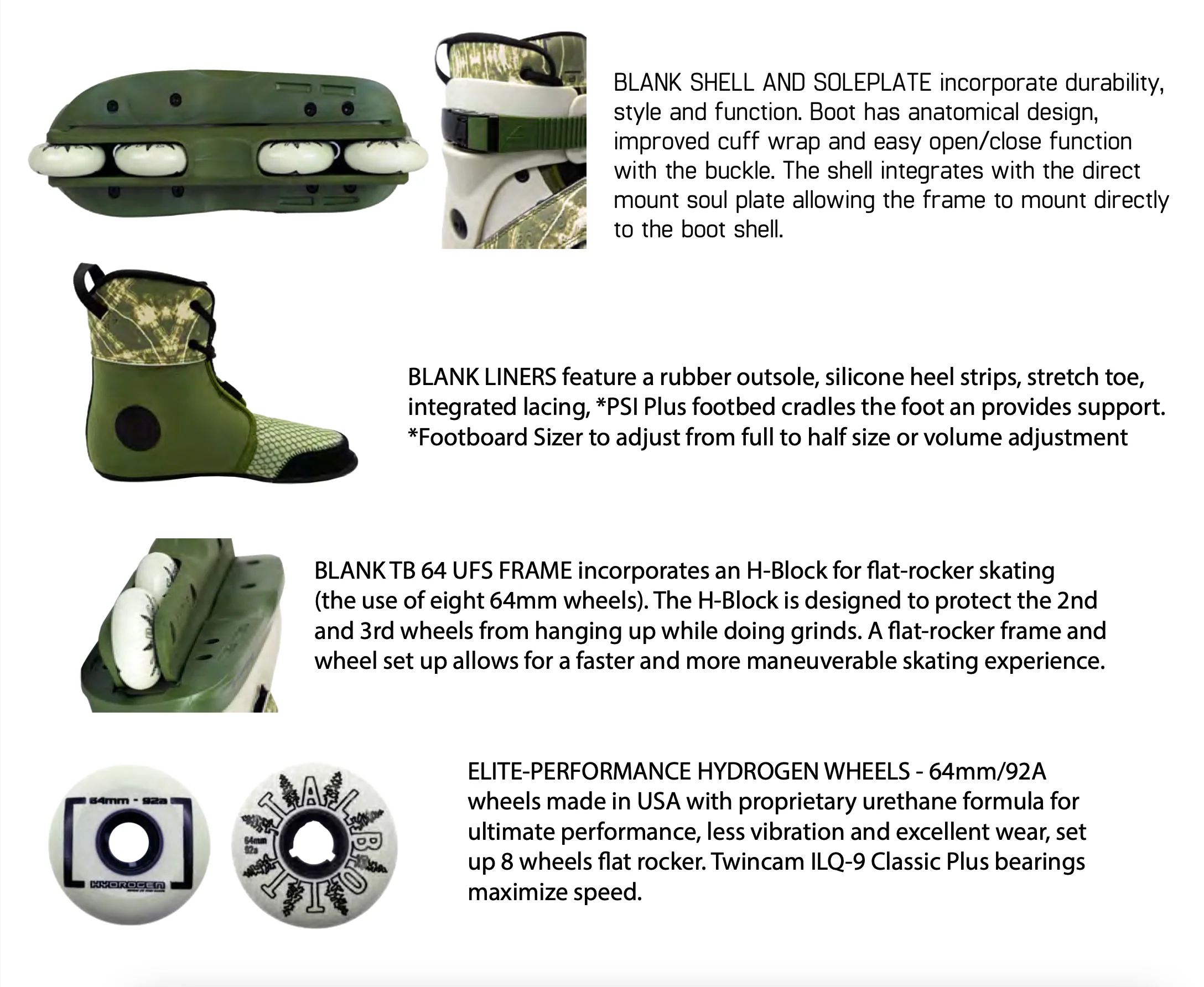 RB Blank Cameron Talbott inline skates - Image 7