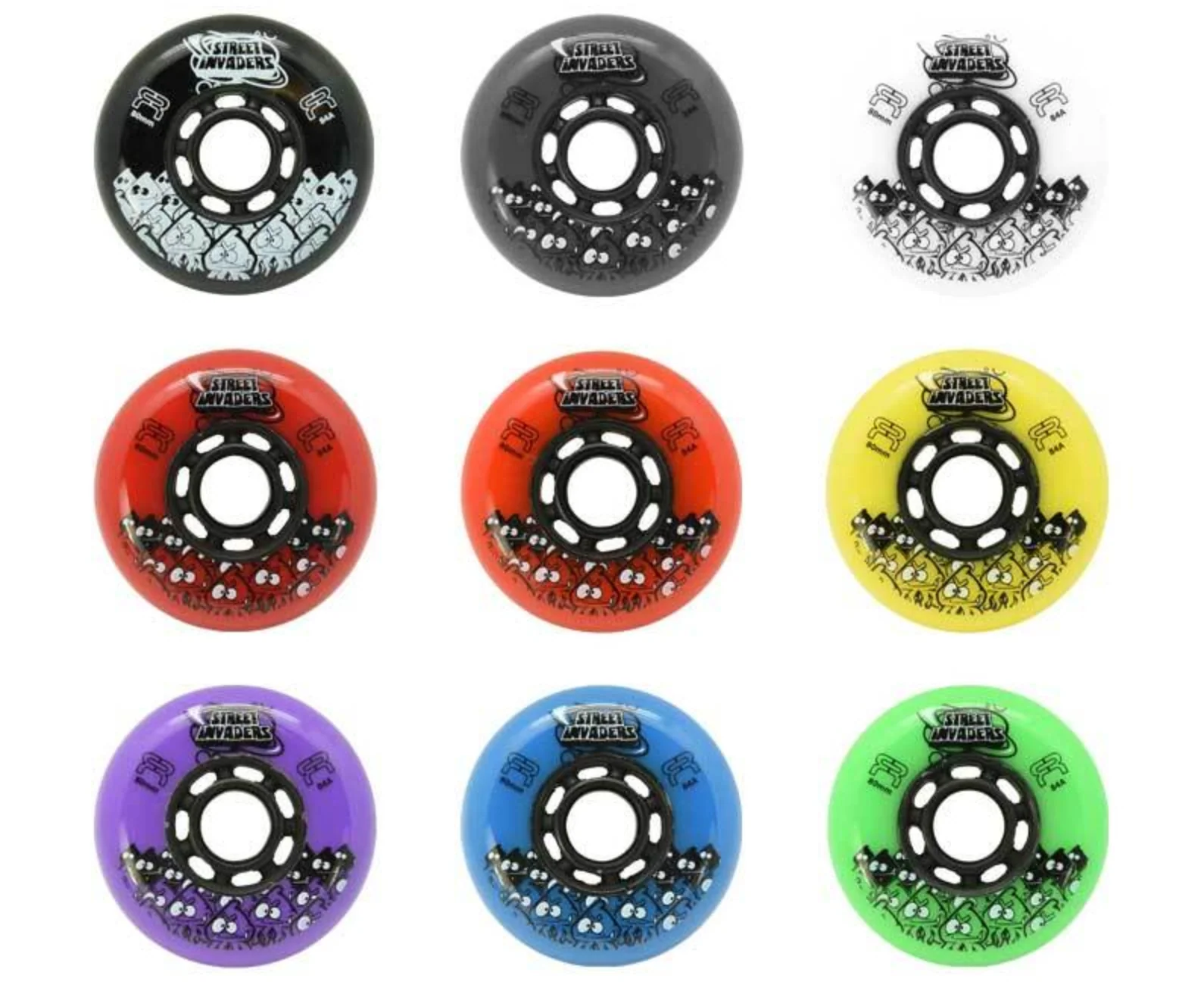 FR Street Invaders 68 / 72 / 76 / 80 / 84mm wheels - Image 2