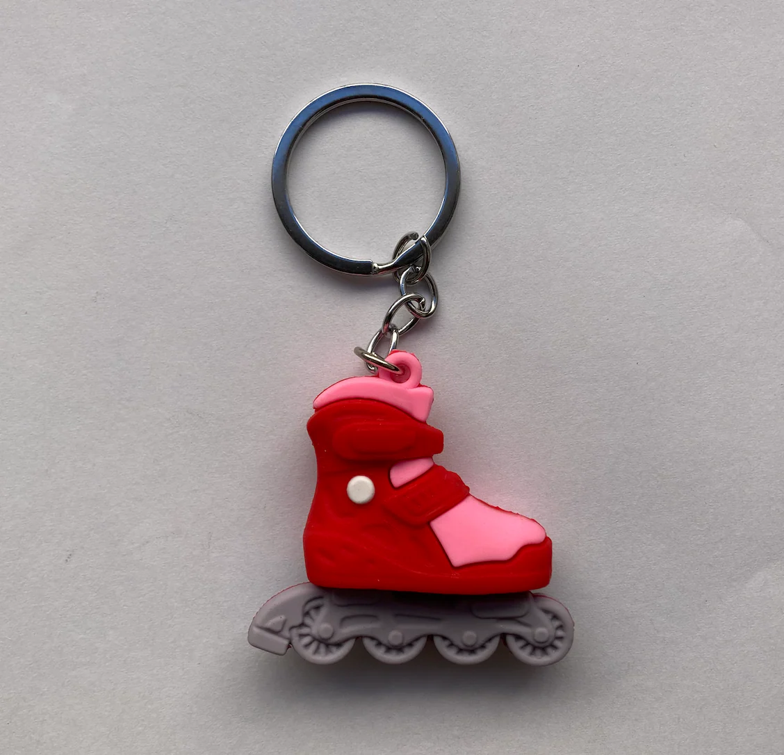 Inline Skate Keychain (More colors!)