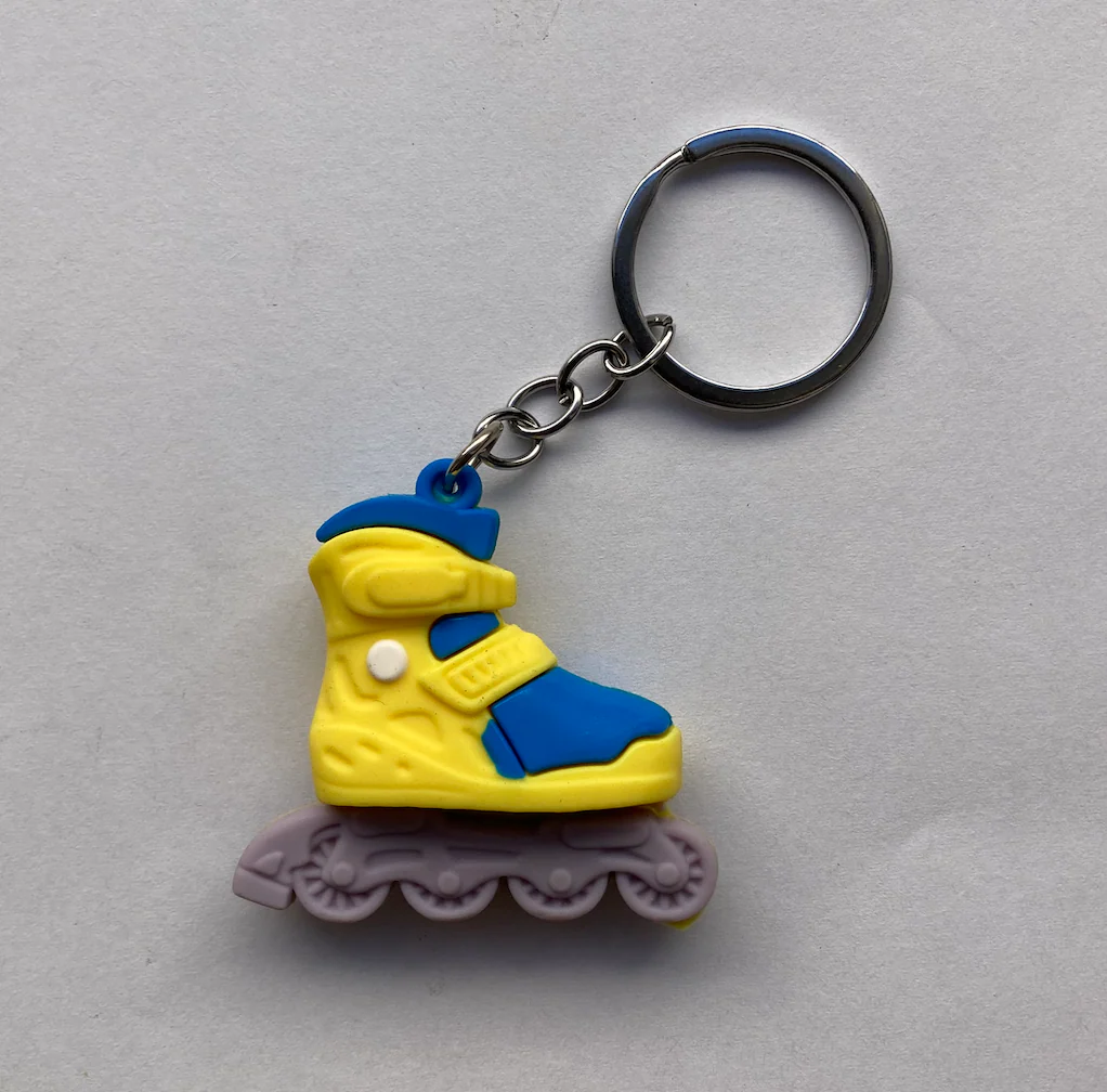 Inline Skate Keychain (More colors!) - Image 2