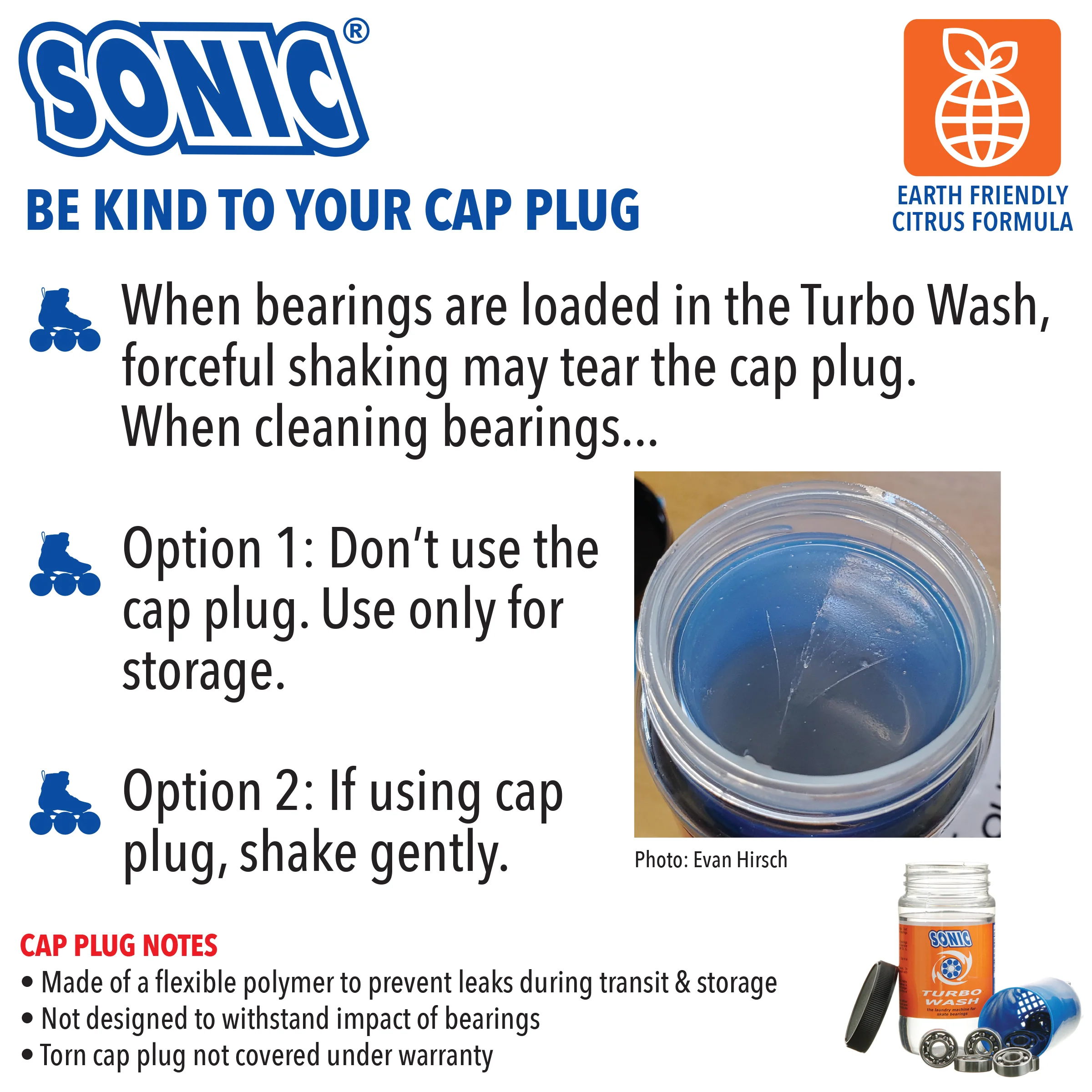 Sonic Turbo Wash Citrus bearing cleaning kit - Image 4