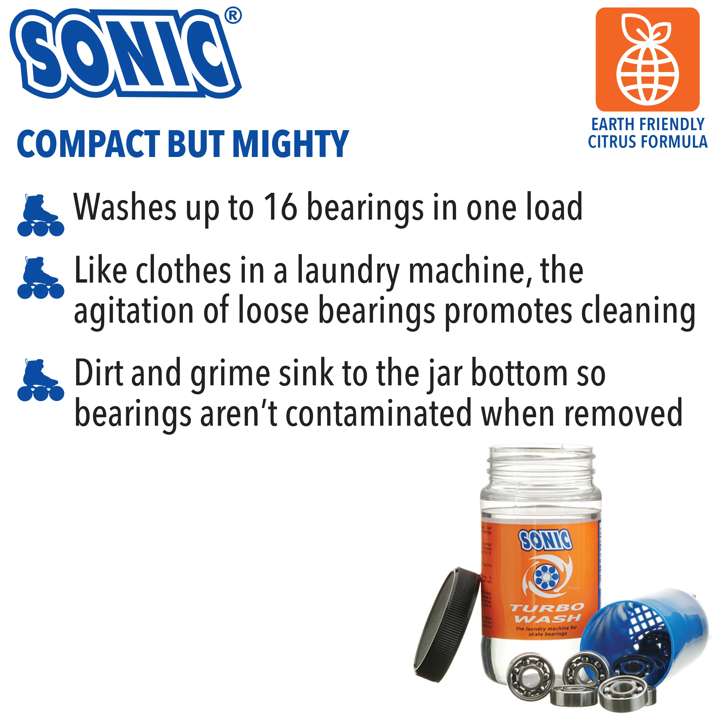 Sonic Turbo Wash Citrus bearing cleaning kit - Image 5