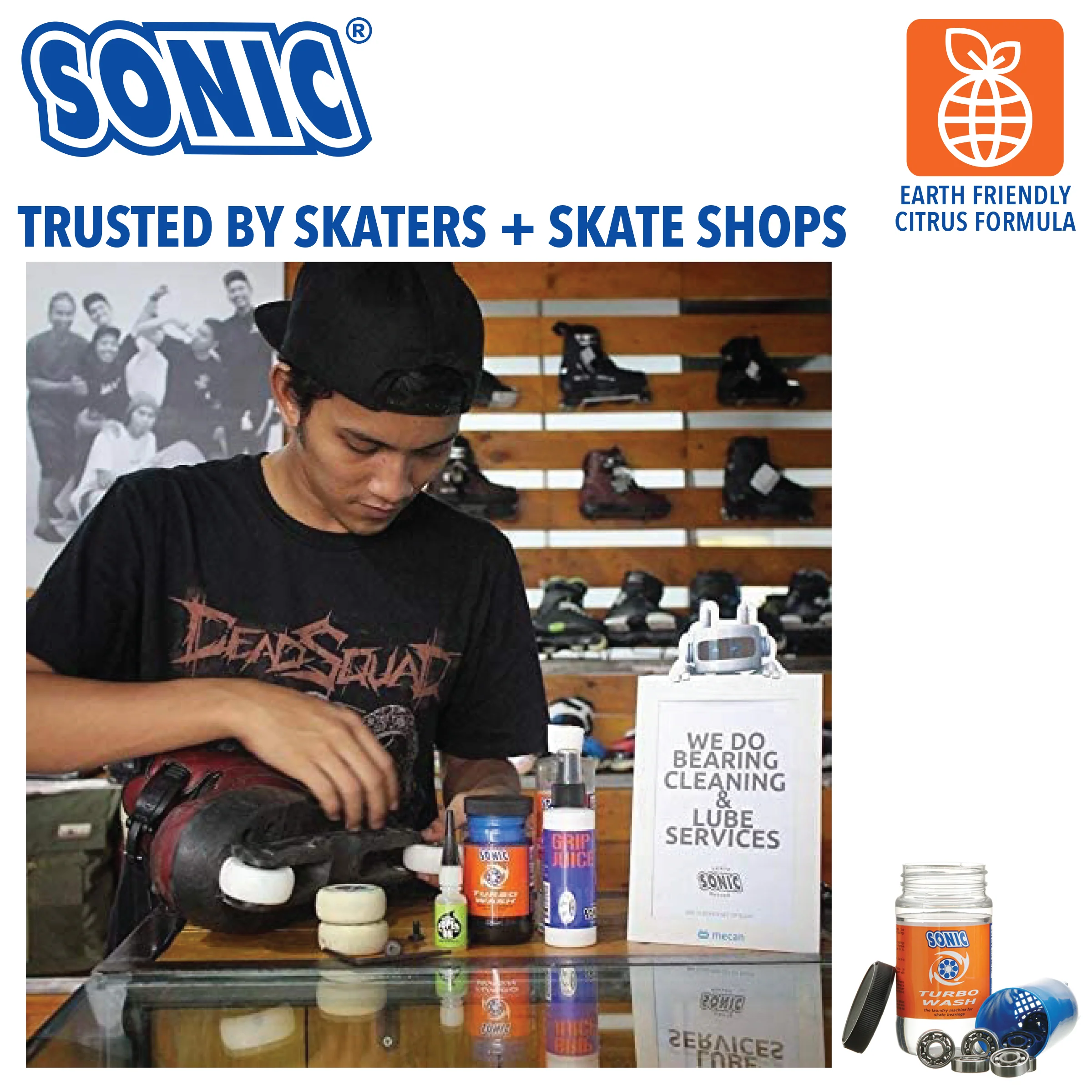 Sonic Turbo Wash Citrus bearing cleaning kit - Image 9