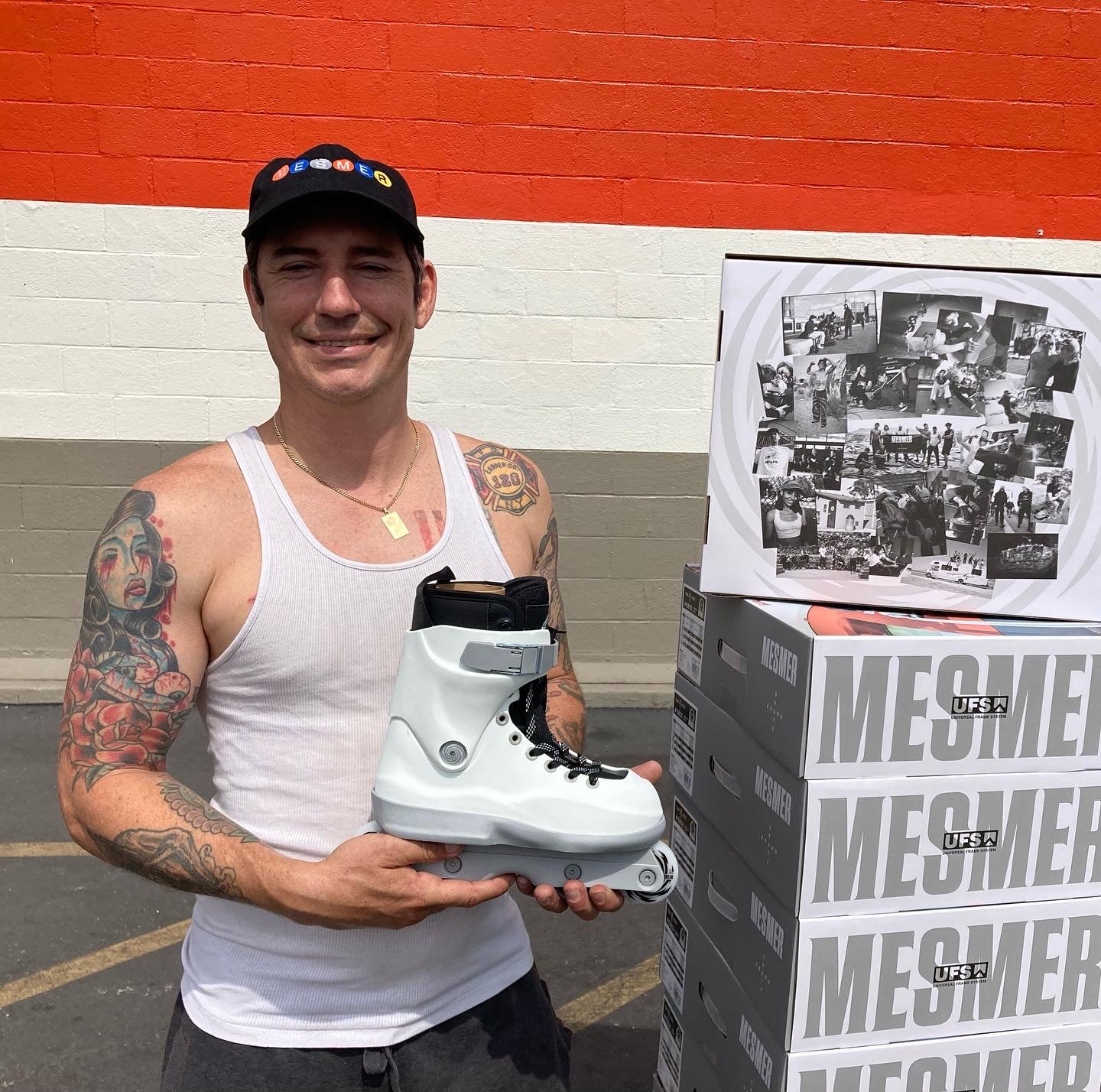 Mesmer Team White inline skates - Image 3
