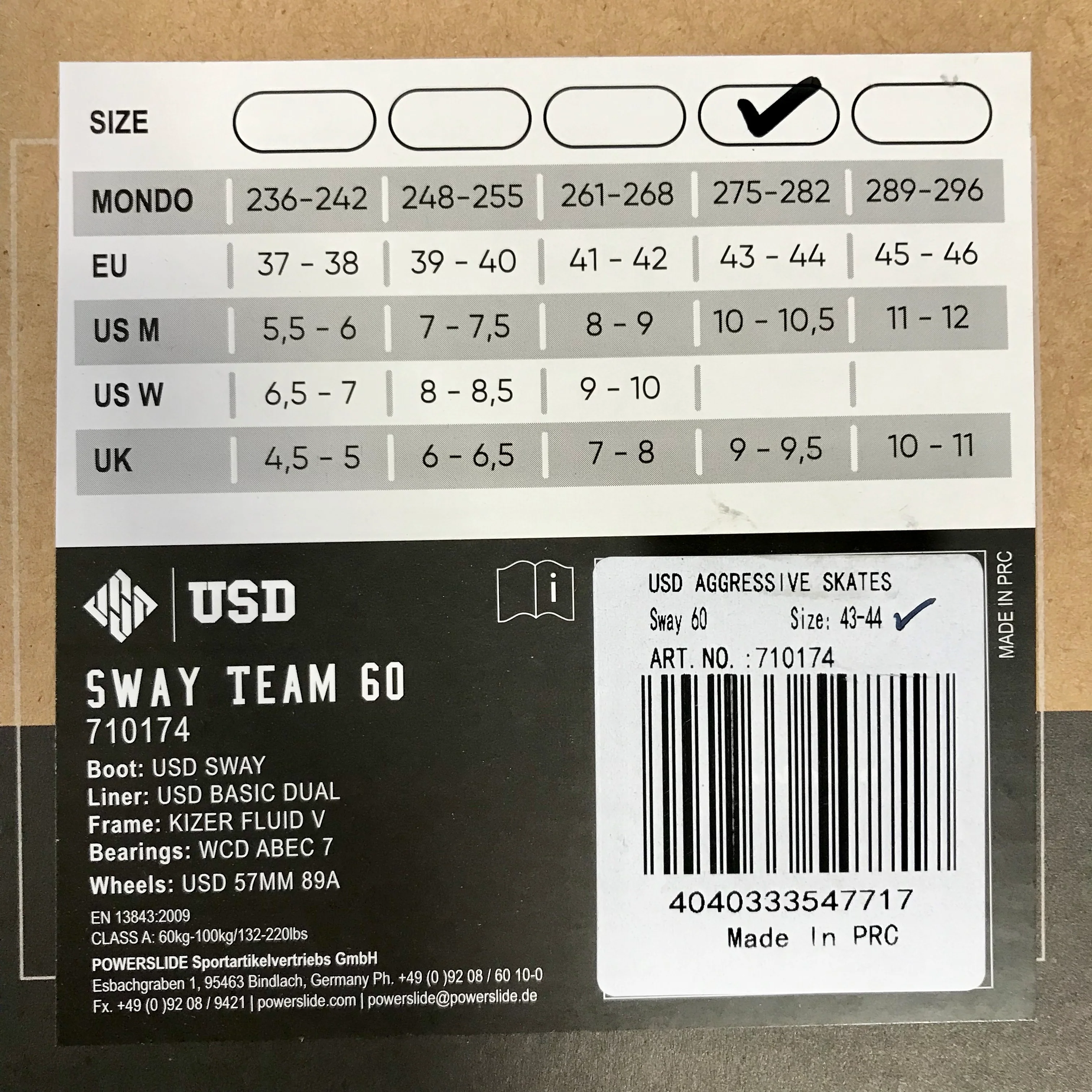 USD Sway Team 60 inline skates - Image 7